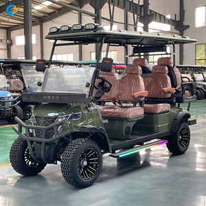 Voiturette de golf 6 places Robetaa de marque chinoise, haute qualité, avec batterie 72V, moteur 5KW, en acier, personnalisable, certifiée CE, design épuré - Product Image 3