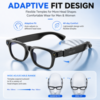 Gafas Inteligentes con IA 2026, Cámara HD de 8MP, Grabación de Video por WiFi, Traducción, Reconocimiento de Objetos, Asistente de IA, Llamadas Telefónicas, Reproductor de Música