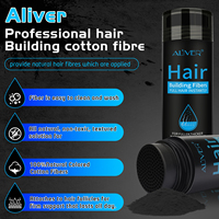 Fibres capillaires densifiantes ALIVER, emballage personnalisé, marque privée, fibres épaississantes imperméables anti-chute, service d'usine