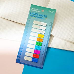 Pestañas de índice adhesivas grabables y reposicionables Pestañas de archivo Banderas Marcadores de página de colores Etiquetas para leer notas, clasificar archivos - Product Image 3