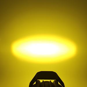 Feux de brouillard LED pour moto Moky Pro <span class=keywords><strong>U43</strong></span> à double couleur, phare LED blanc et jaune, feux LED clignotants pour moto - Product Image 4