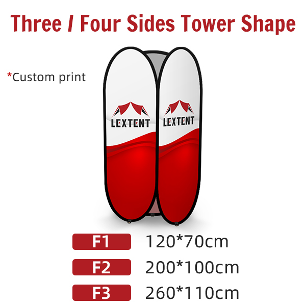 Three / Four Sides Tower Shape