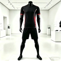 26 27 Individuell Bedruckte Feuchtigkeitsableitende Atmungsaktive Schnelltrocknende Team-Trainingskleidung Herren Sport Fußball Trikots Uniformen Sets