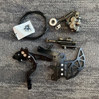 Support de frein arrière double étrier Surron Ultra Bee, ensemble de frein à pied arrière en aluminium CNC 7075, performance hydraulique professionnelle pour moto tout-terrain