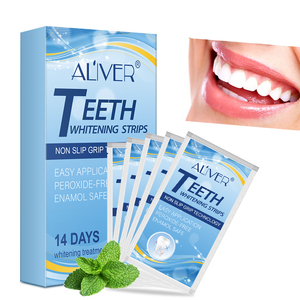 ALIVER Tiras Blanqueadoras de Dientes al por Mayor, 14 Sobres, Fórmula PAP, Tiras Blanqueadoras Dentales Antideslizantes para Uso Doméstico, 14 Piezas - Product Image 4