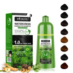 Tinte Permanente para el Cabello en Crema con Burbujas de Agua de Colada, 500 ml, Multicolor, Cubre las Canas para Hombres, Ingredientes Naturales, Rápido, Fabricante OEM - Product Image 2