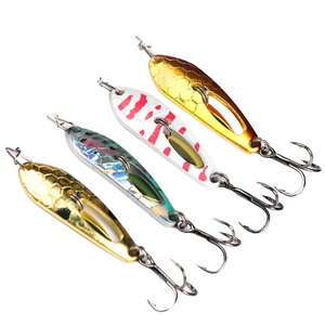 Leurre Artificiel <span class=keywords><strong>DUO</strong></span> Spoon Lure 18g 5g 10g avec Hameçons, Leurre Pailleté, Leurre Chatterbait pour Black-bass, Truite, Luciole - Product Image 1