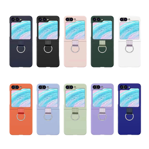 ฝาครอบพีซีป้องกันแสงบางกันน้ำพับเก็บได้สำหรับ <span class=keywords><strong>Galaxy</strong></span> <span class=keywords><strong>Zflip3</strong></span> 4 5-เคสโทรศัพท์มือถือที่เรียบง่ายและสง่างาม - Product Image 2