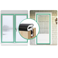 Bande d'étanchéité en mousse PU durable pour interstice de porte, type fente, insonorisante, inserts pour fenêtre, résistante aux chocs