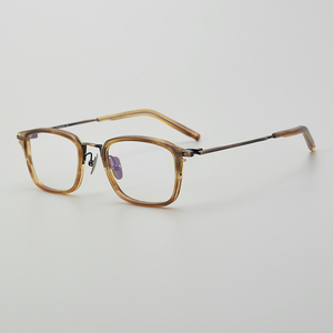 2024 kacamata bingkai optik Titanium murni tinggi kacamata berkualitas bagus untuk pria dan wanita bingkai kacamata Titan <span class=keywords><strong>M</strong></span>-111 - Product Image 6