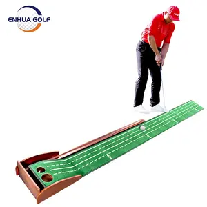 Golf Green Putter-Trainer grün Indoor Golf Putting Mat Training hilft Minigolf Teppich