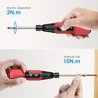 Ensemble d'outils de tournevis électrique sans fil rechargeable à batterie lithium pour la maison avec câble de charge