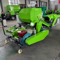 150-200kg/balle Presse à balles et emballage de foin pour ensilage de maïs entièrement automatique Machine à balles rondes pour emballage d'herbe Prix