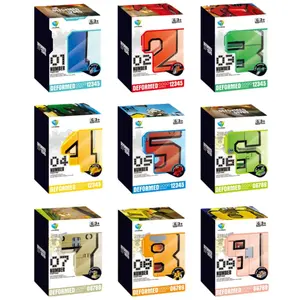 Dmg dijital sayılar ulaşım mektubu tankı deformasyon aksiyon figürleri dönüşüm Robot oyuncaklar çocuk hediye için - Product Image 5