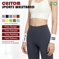 Attelle de poignet en coton et éponge avec logo personnalisé de bon sport pour l'entraînement d'haltérophilie de fitness pour les fêtes de Noël