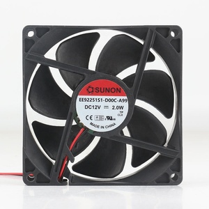 Neuer Sunon 5V 24V 48V DC 12V 2.0W AC EC 9025 90 X90X25MM 9CM Chassis Ultra-leiser Schrank Zwei-Draht-EE92251S1-D00C-A99-Lüfter - Product Image 1