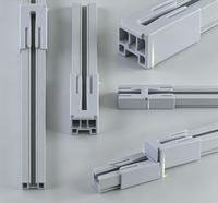 Connecteur de rail de rideau détachable à clipser, raccord de rail de rideau facile à assembler
