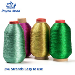 Filo <span class=keywords><strong>da</strong></span> Ricamo in Poliestere PET Metallizzato Premium ad Alta Tenacità, Mercerizzato e Tinto, Resistente all'Abrasione per Cucito <span class=keywords><strong>a</strong></span> Mano e Fai-<span class=keywords><strong>da</strong></span>-Te - Product Image 6