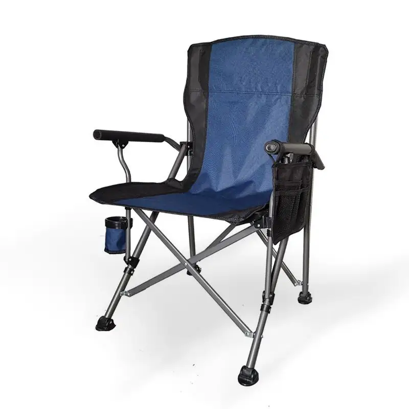 Custom Metal Armrest Fishing Adult Director 300lb Huge Beach Portable Outdoor Folding Camp Chair
