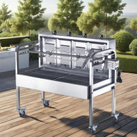 Nouveau 2025 prix usine en plein air famille rassemblement gaz barbecue grill en acier inoxydable BBQ rôtisserie charbon de bois BBQ grils pour fruits de mer