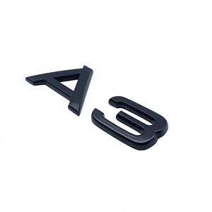 FF FF5108 Emblema Adhesivo 3D ABS Cromado Negro para Maletero Trasero, Accesorios para Automóviles Audi A1/A3/A4/A5/A6/A7/A8/Q2/Q3/Q5/Q7/Q8/TT - Product Image 2