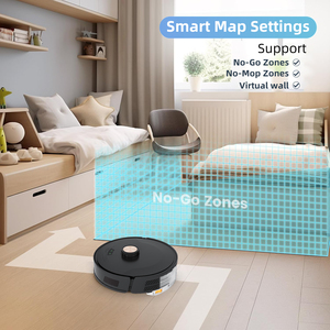 2025 Hot Selling Intelligent Automatic Self Cleaning Robot Machine <b>Dry</b> Wet Sweep <b>Mop</b> Floor Wireless Vacuum Cleaner Smart Mapping - Product Image 5