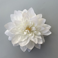 Tête de fleur artificielle en soie de 15 cm, Dahlia de rêve, faite à la main, pour coiffure DIY, accessoires de Pâques, photographie à domicile, longue durée