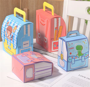 バックパック型漫画手持ちクリエイティブギフトボックス誕生日スナックキャンディボックス子供用ベーキング用 - Product Image 1