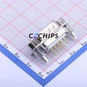 X0209WC2W5 D-Sub/VGA Connector Through hole Component (THT) Connector Standard D-Sub Male 9P Through Hole - Product Image 2