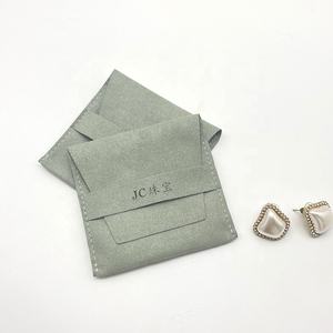 Haute qualité Logo imprimé petits bijoux bague boucles d'oreilles collier enveloppe <span class=keywords><strong>Martin</strong></span> pochette sacs - Product Image 3