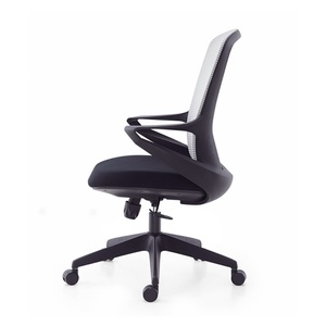 Chaise de bureau empilable sans accoudoirs en tissu avec structure métallique, idéale pour les visiteurs, la formation, le personnel, les salles de conférence, les invités, livraison rapide - Product Image 3