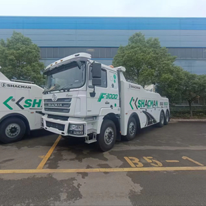 Shacman Delong M3000 8x4 Wrecker Heavy Duty Tow Truck | 40 Ton Integrated Recovery Vehicle Customizable Superstructure - Product Image 1