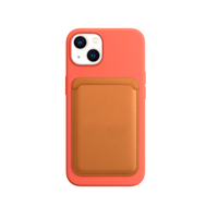 Porte-Cartes Magnétique en Cuir Véritable Original avec Emplacements pour Cartes et Étui de Portefeuille en Cuir pour iPhone