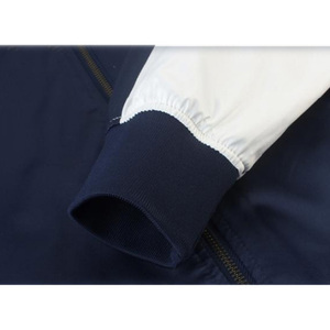 Igift แจ็คเก็ตเบสบอลขนแกะสีฟ้าสีขาวกันน้ำ - Product Image 4