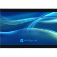 Nuevo PC Todo en Uno Industrial sin Ventilador HVAEIPC DDR4 16GB SSD/HDD Intel Core con Pantalla Táctil LCD TN de 27 Pulgadas, Puertos VGA/USB, Linux, Enchufe UK/US/AU