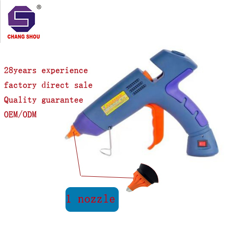 CHANG SHOU 60W Constant Temp Craft DIY Hot Glue Gun No Leak No Flow Back Heat Glue Gun