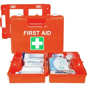 ABS-Kunststoff wandmontage medizinischer Versorgungsbox Notfall-Rettung wasserdicht Haus und Büro Auto Erste-Hilfe-Satz
