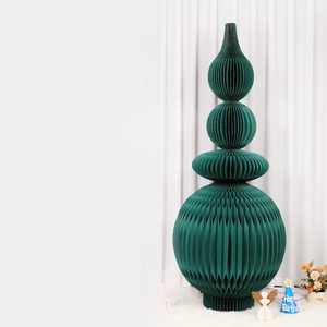 Albero di Natale in Carta a Nido d'Ape Personalizzabile, Grande e Spesso, per Decorazioni Natalizie e Feste - Product Image 2