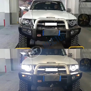 Suitable for 2005-2022 Nissan Patrol Y61 <b>headlight</b> assembly retrofit with <b>LED</b> <b>headlights</b>, Guardian style <b>headlight</b> retrofit. - Product Image 5
