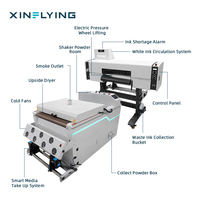 Imprimante DTF commerciale XinFlying 60cm 2 têtes I3200 haute vitesse, ensemble complet avec shaker à poudre et four pour impression textile personnalisée