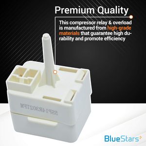 2188830 reemplazo <span class=keywords><strong>de</strong></span> plástico portátil refrigerador compresor relé sobrecarga Compatible <span class=keywords><strong>Whirlpool</strong></span> para modelos Kenmore Top-Freezer - Product Image 5