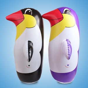 Nouveau 2024 Grand Pingouin Gonflable de 70 cm, Jouet de Fête et Cadeau pour Enfants, Sac de Frappe Animal Gonflable en Forme de Pingouin - Product Image 1