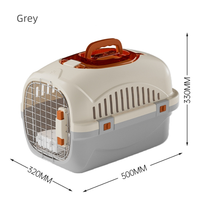 Nouvelle sacoche de transport pour chat, boîte de transport portable pour animaux de compagnie, boîte de transport pour chien et chat ventilée sur toutes les faces, respirante, dissipation de la chaleur