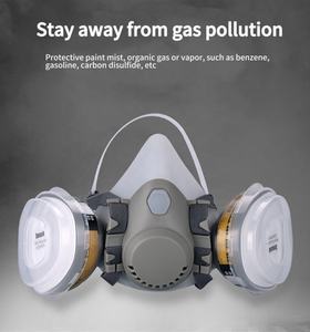 M7502 Atemschutzmaske mit Organischer Dampf-Kartusche Halbgesichtsmaske Sicherheits-Gesichtsschutz für Chemie und Bergbau - Product Image 5