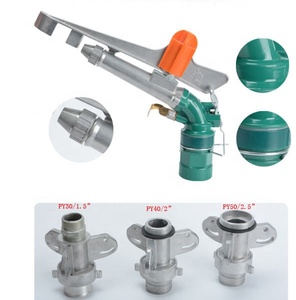Sistema di Irrigazione a Lungo Raggio per Terreni Agricoli, Irrigatore Automatico a Pioggia con Testa Metallica Rotante a 360 Gradi - Product Image 2