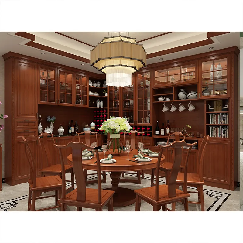 Armário clássico de vinho, armário elegante, multifuncional, high-end, para cozinha, bar, casa