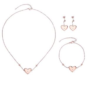 Parures de bijoux en acier inoxydable plaqué or 18 carats, haute qualité, nouvelle mode, vente en gros 2024, directement de l'usine - Product Image 5