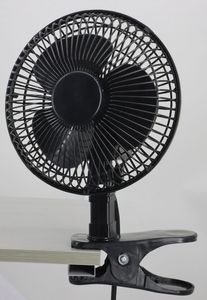 Mini ventilateur de table noir à clipser, 3 pales, portable, électrique, pour la circulation de l'air domestique - Product Image 2