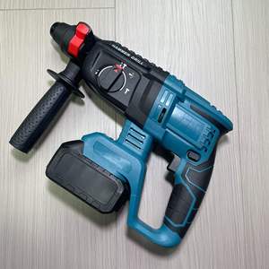 Kit d'outils électriques sans fil 9 pièces : Perceuse à percussion, Clé à chocs et Scie de taille-haie, en ABS, OEM - Product Image 4