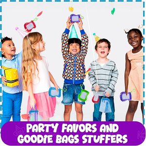 어린이 생일 파티 상 및 작은 선물에 적합한 쓰기 및 그리기 보드 키 체인 용 2-4 세 - Product Image 6